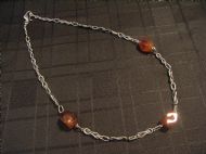 Carnelian Antique Chain Necklace